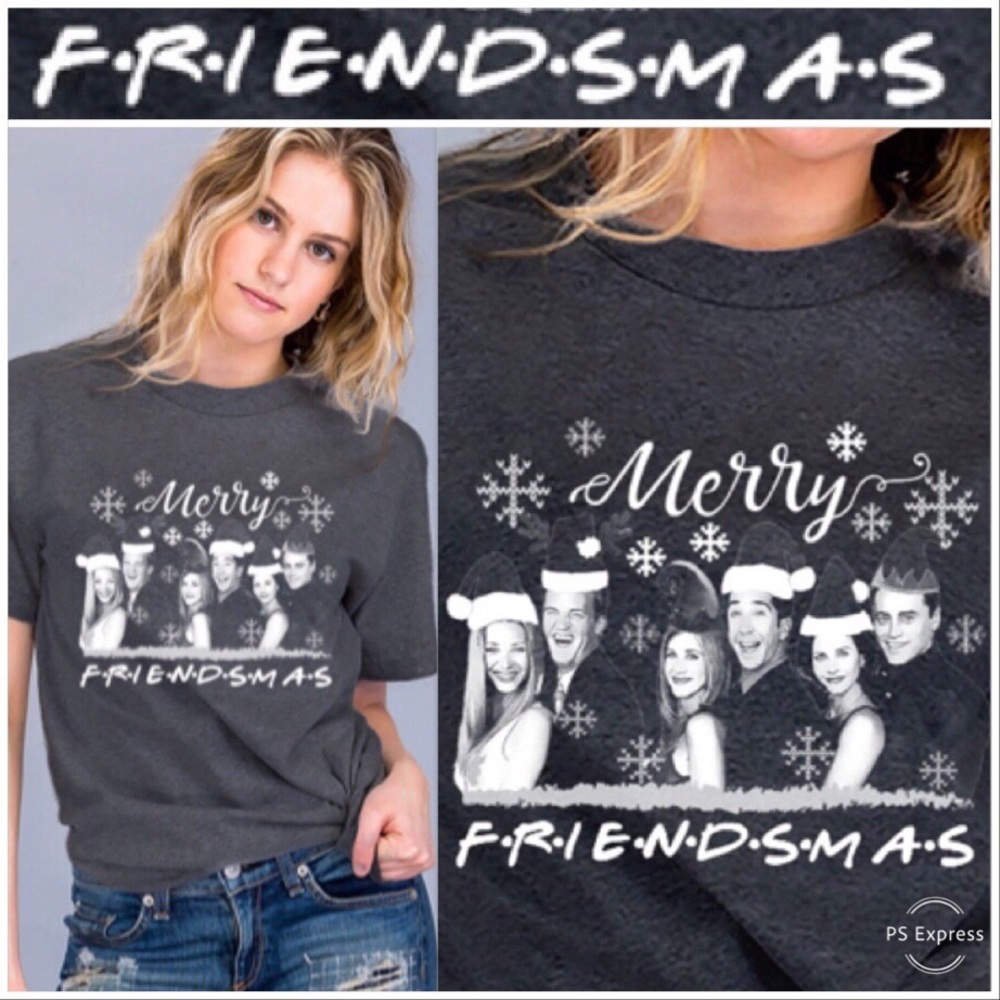“Merry Friendsmas” 2X Short Sleeve Tee! NEW!